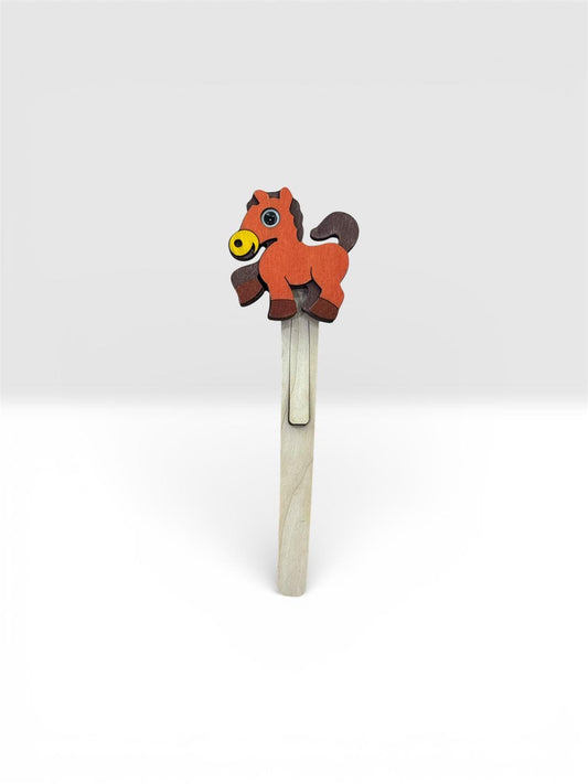 Ferma Libro legno figure Animali