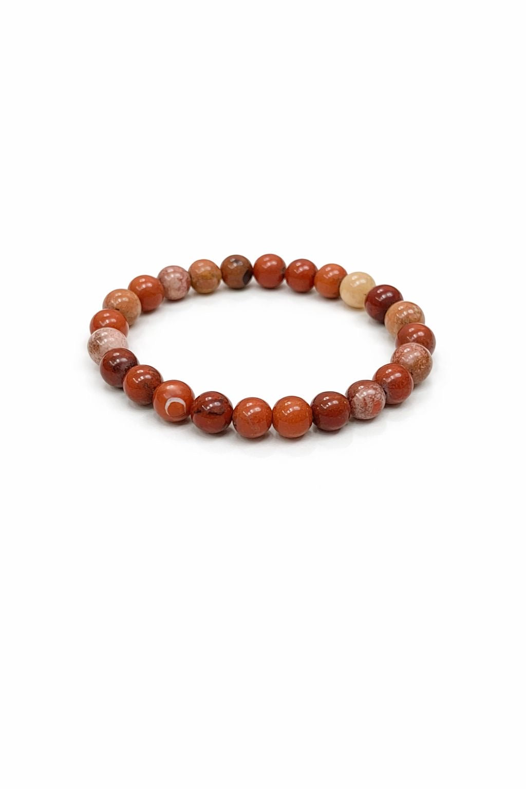 Bracciale Pietre Naturali 6 mm – Eleganza Minimal e Stile Autentico