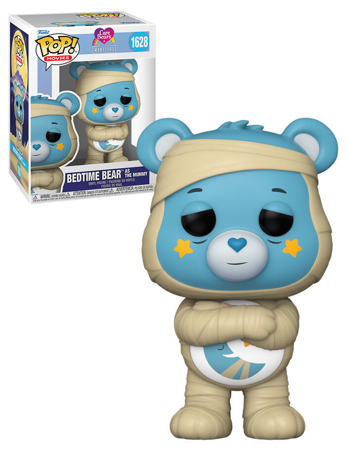 CARE BEARS X UNIVERSAL MONSTER - POP FUNKO VINYL FIGURE 1628 BEDTIME BEAR AS THE MUMMY 9CM