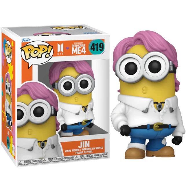 CATTIVISSIMO ME X BTS - POP FUNKO VINYL FIGURE 419 JIN 9CM
