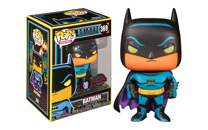 DC COMICS: BLACK LIGHT - POP FUNKO VINYL FIGURE 369 BATMAN 9CM