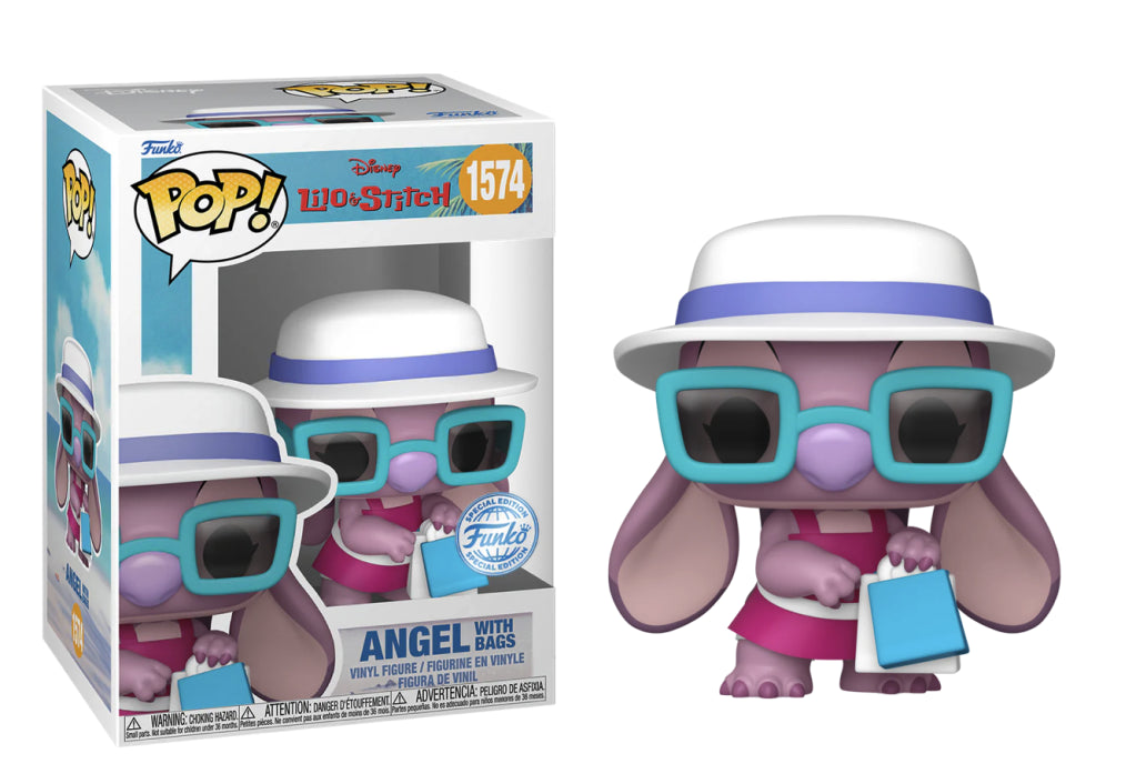 DISNEY: LILO & STITCH - POP FUNKO VINYL FIGURE 1574 ANGEL W/BAGS 9CM