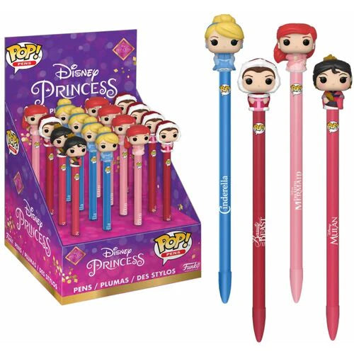 DISNEY: PRINCESS - PEN TOPPERS - PRINCESS ASSORTMENT 16PZ