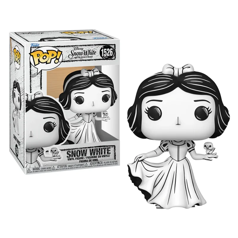 DISNEY: SNOW WHITE - POP FUNKO VINYL FIGURE 1526 SNOW WHITE (SKETCHED) 9CM