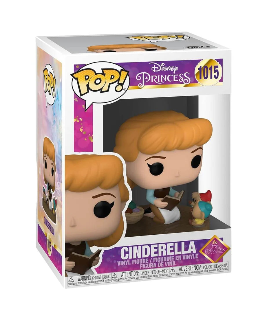 DISNEY: ULTIMATE PRINCESS - POP FUNKO VINYL FIGURE 1015 CINDERELLA 9CM