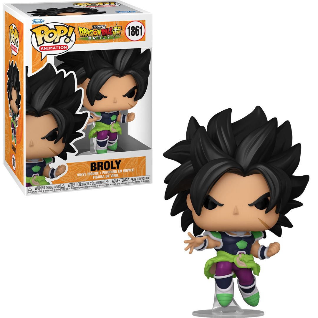 DRAGON BALL SUPER: BROLY - POP FUNKO VINYL FIGURE 1861 BROLY 9CM