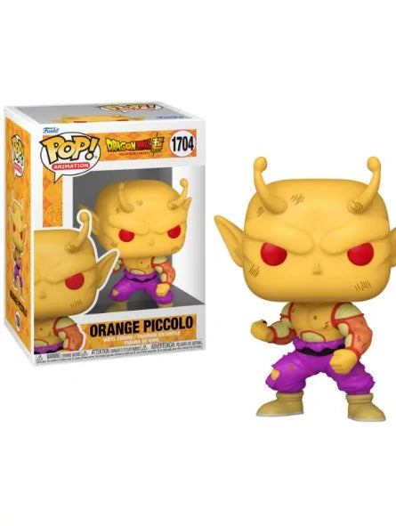 DRAGON BALL: SUPER HERO - POP FUNKO VINYL FIGURE 1704 ORANGE PICCOLO 9CM