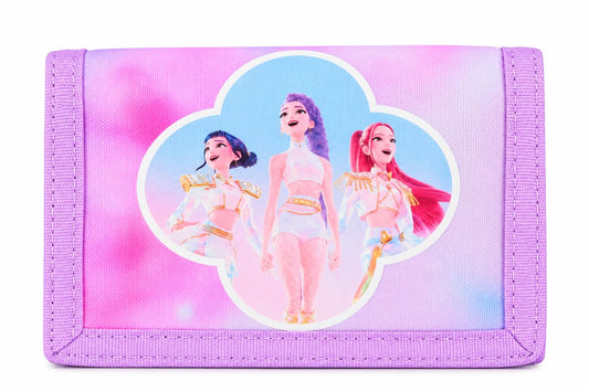 K-Pop Demon Hunters – HUNTR/X Portafoglio con Testata, 12,5 × 9,5 cm