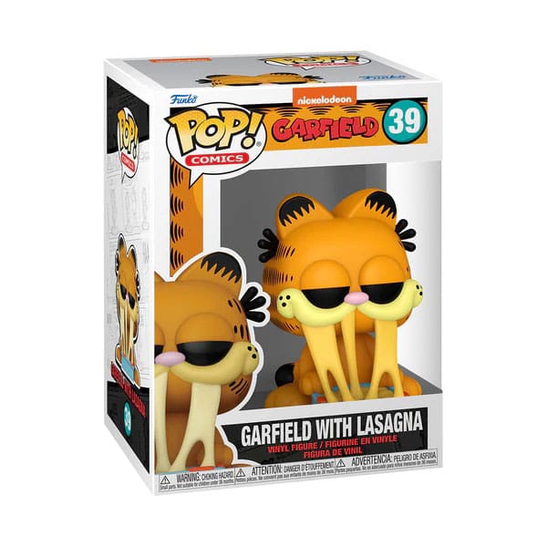 GARFIELD - POP FUNKO VINYL FIGURE 39 GARFIELD W/LASAGNA PAN 9CM