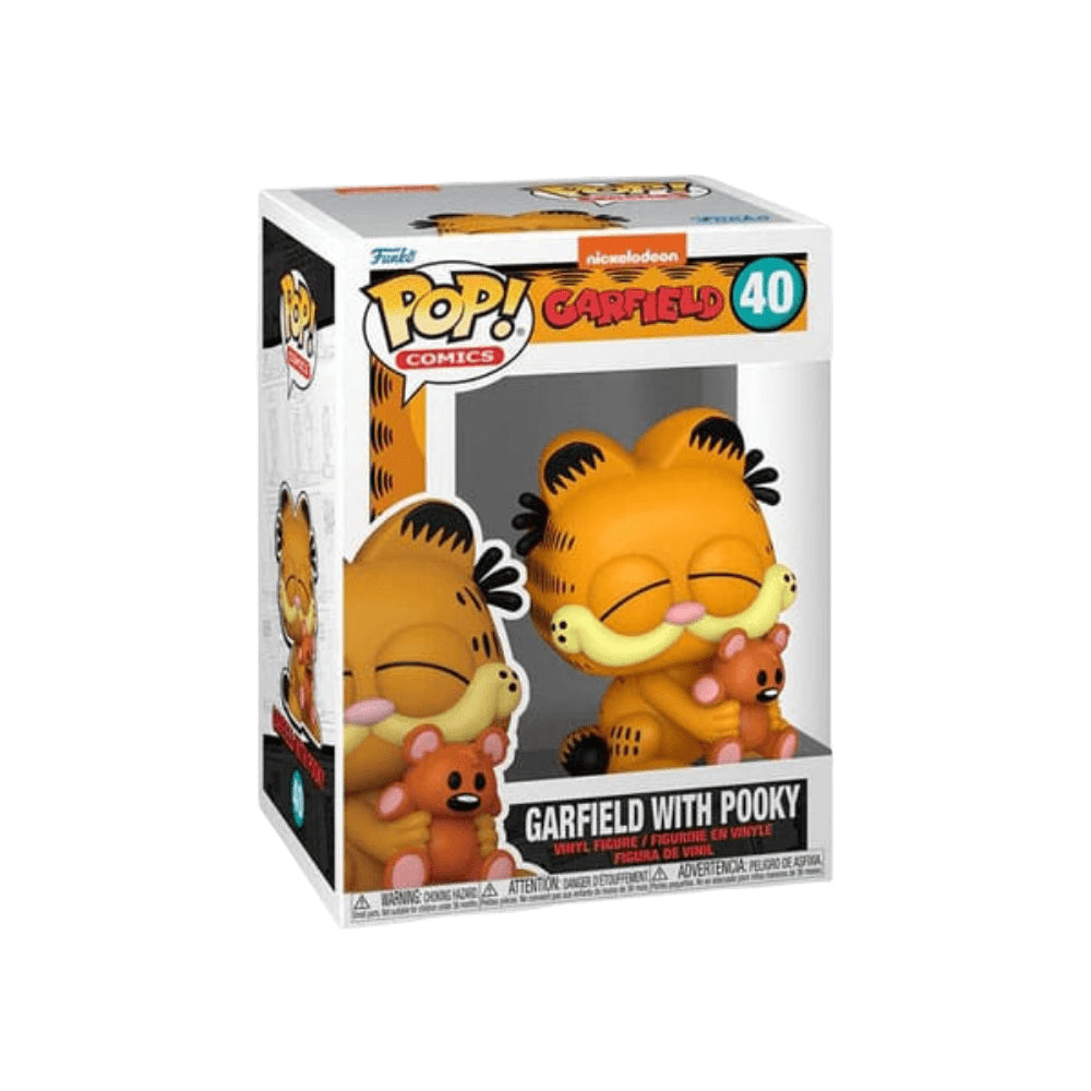 GARFIELD - POP FUNKO VINYL FIGURE 40 GARFIELD W/POOKY 9CM