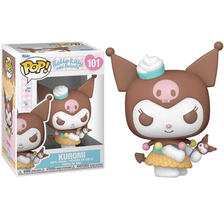 HELLO KITTY (ICE CREAM) - POP FUNKO VINYL FIGURE 101 KUROMI 9CM