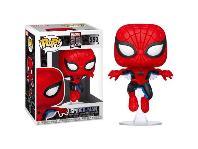 MARVEL 80TH - FIRST APPEARANCE - POP FUNKO VINYL FIGURE 593 SPIDER MAN 9CM