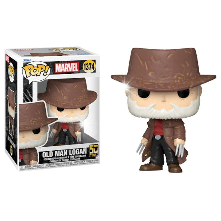 MARVEL: WOLVERINE 50TH ANNIVERSARY - POP FUNKO VINYL FIGURE 1374 ULTIMATE OLD MAN LOGAN 9CM
