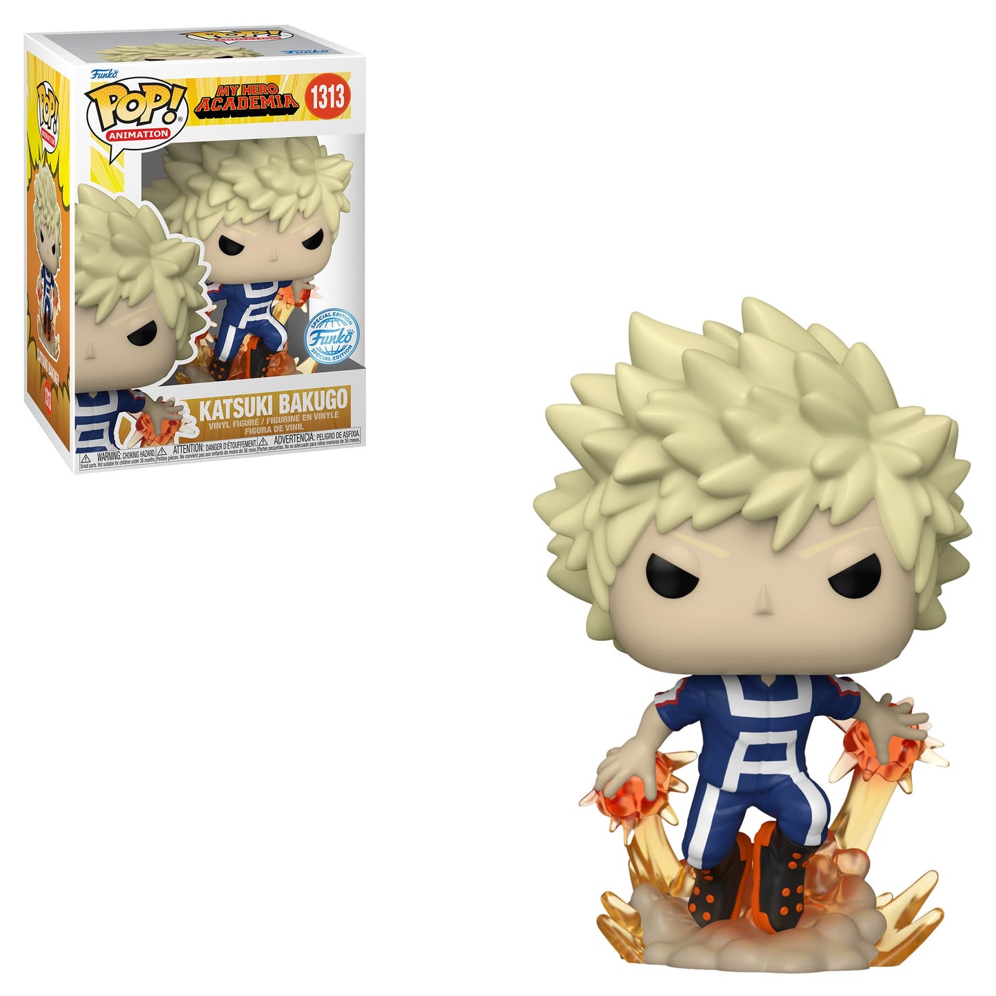 MY HERO ACADEMIA - POP FUNKO VINYL FIGURE1313 BAKUGO (TRAINING) 9CM GA EXCL