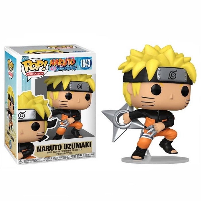NARUTO SHIPPUDEN - POP FUNKO VINYL FIGURE 1843 NARUTO (SHRKN) REGULAR 9CM