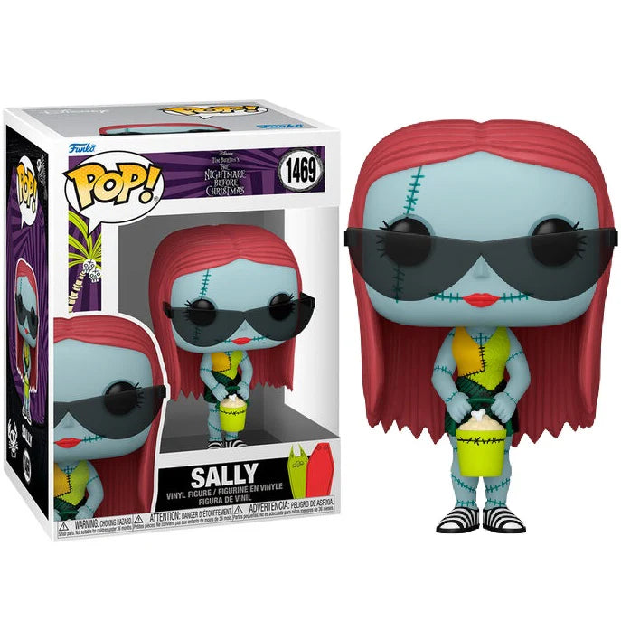 NIGNTMARE BEFORE CHRISTMAS - POP FUNKO VINYL FIGURE 1469 SALLY W/GLASSES (BEACH)