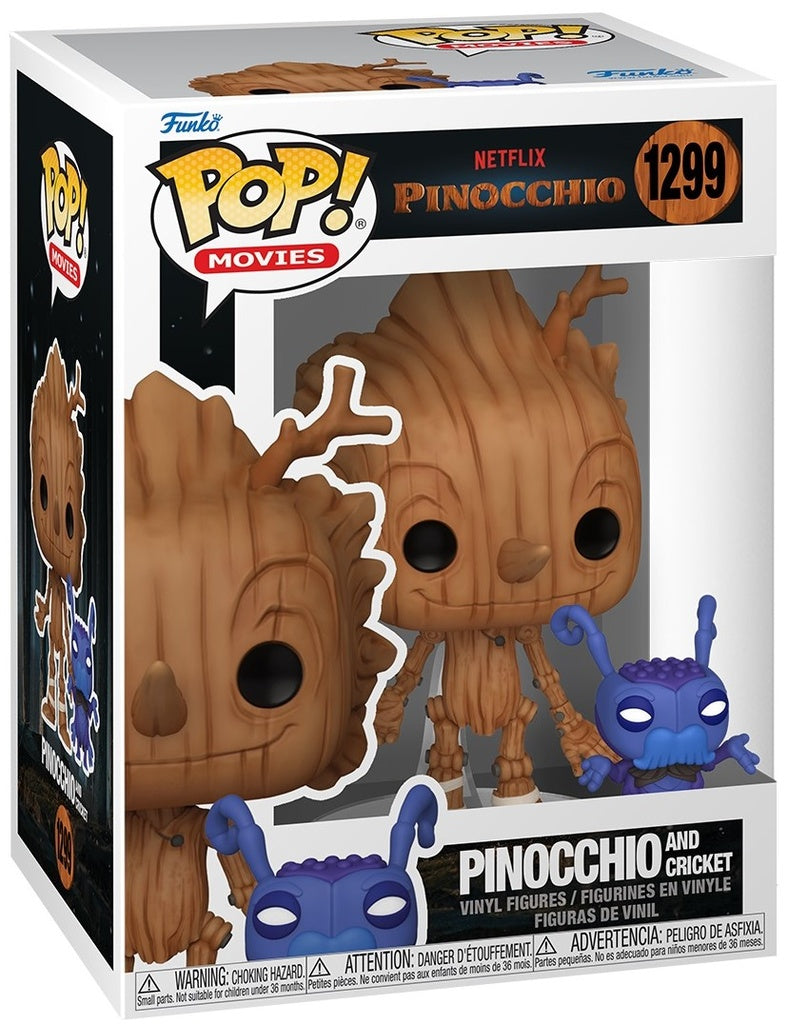 PINOCCHIO - POP & BUDDY FUNKO VINYL FIGURE 1299 PINOCCHIO & CRICKET 9CM