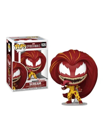 PLAYSTATION - SPIDER-MAN 2 - POP FUNKO VINYL FIGURE 1026 SCREAM 9CM
