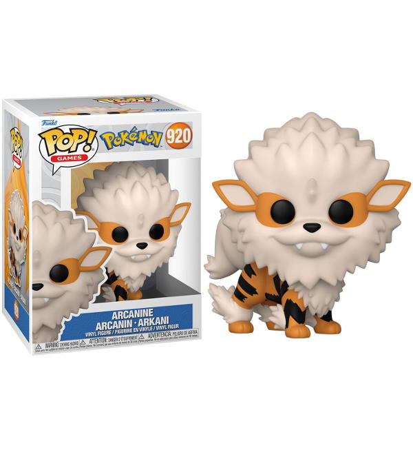 POKEMON - POP FUNKO VINYL FIGURE 920 ARCANINE 9CM