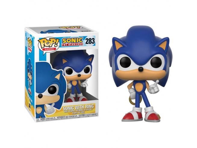 SONIC - POP FUNKO VINYL FIGURE 283 SONIC WITH RING 9CM