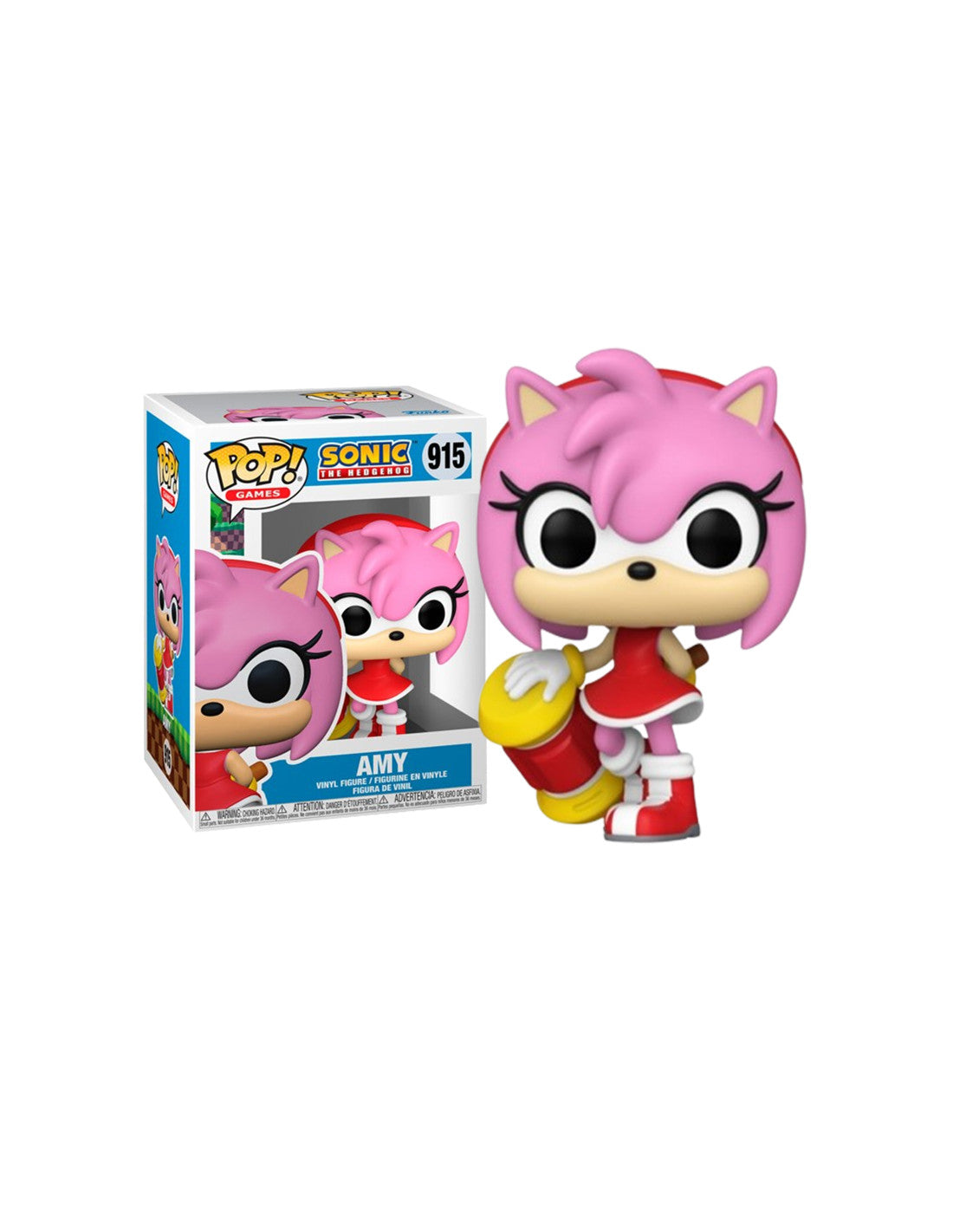 SONIC THE HEDGEHOG - POP FUNKO VINYL FIGURE 915 AMY 9CM