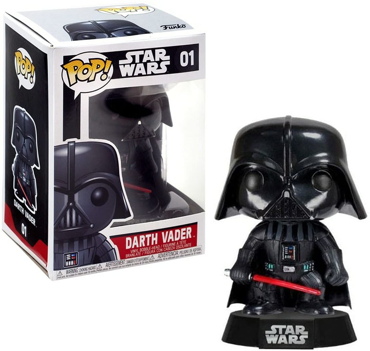 STAR WARS - POP FUNKO VINYL FIGURE 01 DARTH VADER 10 CM
