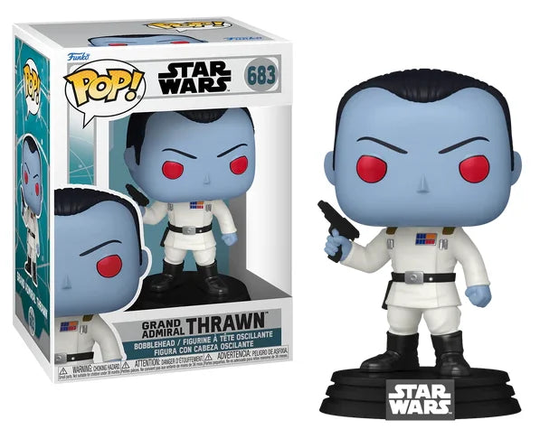 STAR WARS: ASHOKA - POP FUNKO VINYL FIGURE 683 ADMIRAL THRAWN 9CM