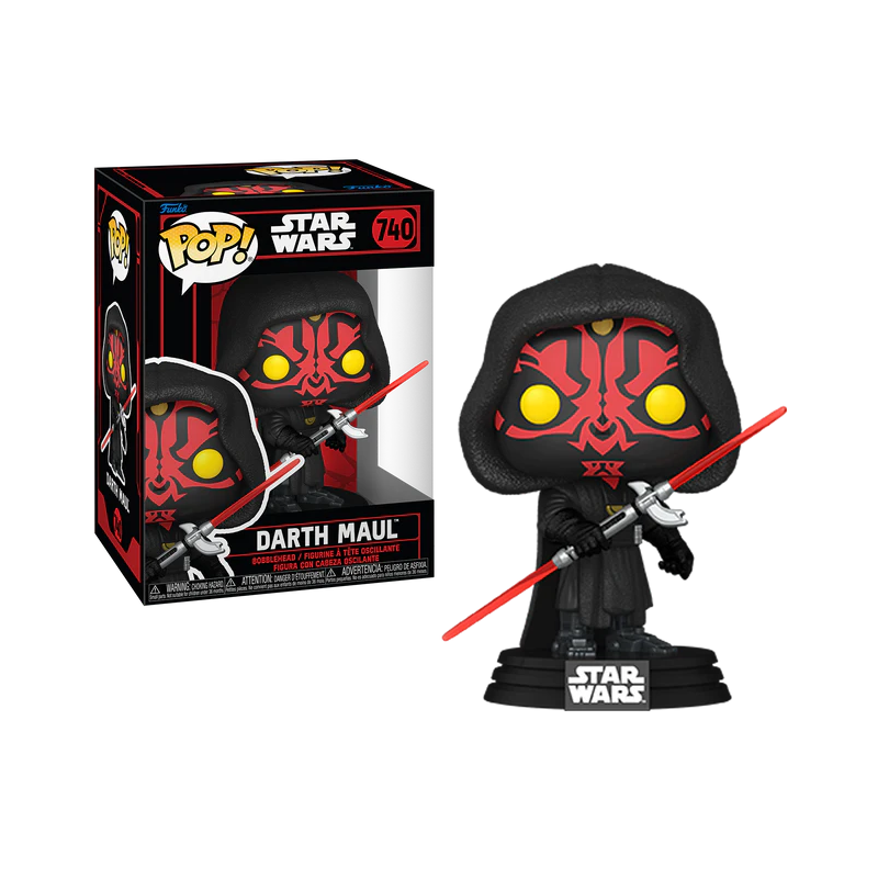 STAR WARS: DARKSIDE - POP FUNKO VINYL FIGURE 740 DARTH MAUL 9CM