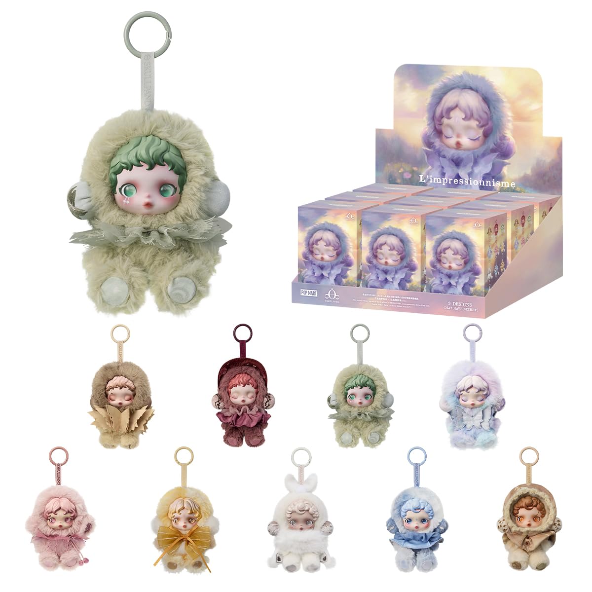 Skullpanda L'impressionisme Series Blind Box - Pop Mart Official Figure 1pz