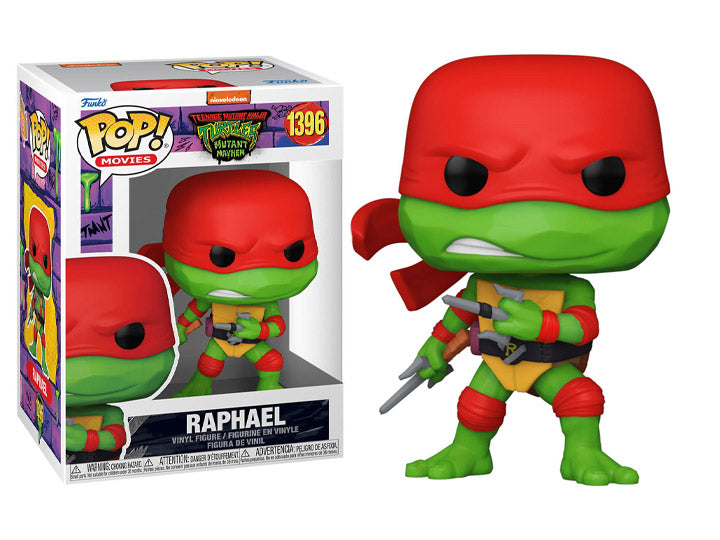 TEENAGE MUTANT NINJA TURTLES - POP FUNKO VINYL FIGURE 1396 RAPHAEL 9CM