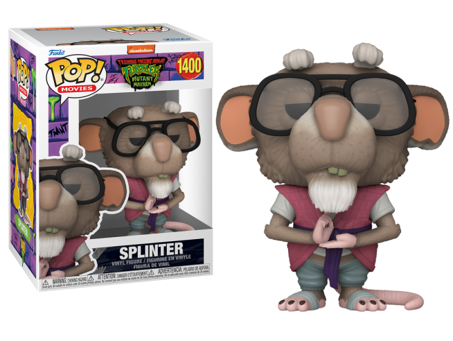 TEENAGE MUTANT NINJA TURTLES - POP FUNKO VINYL FIGURE 1400 SPLINTER 9CM