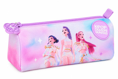 K-Pop Demon Hunters – Astuccio con Cerniera e Scomparto Singolo, 21 × 7 × 8 cm