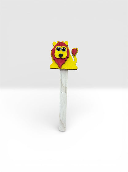 Ferma Libro legno figure Animali
