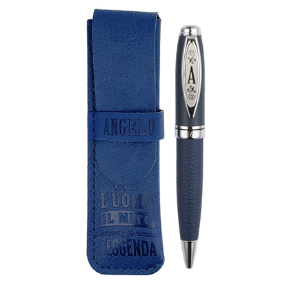 ✍️ Penna in Bamboo Personalizzata con Astuccio in Simil Pelle