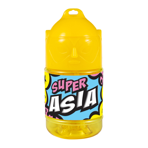 🦸♂️ Borraccia con Cannuccia Personalizzata Super Eroe 300 ml