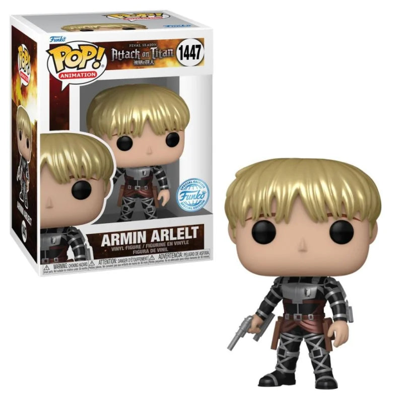 ATTACK ON TITAN S5 - POP FUNKO VINYL FIGURE - 1447 ARMIN ARLET CHASE  9CM