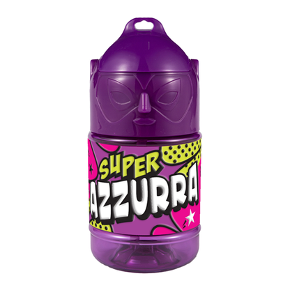 🦸♂️ Borraccia con Cannuccia Personalizzata Super Eroe 300 ml