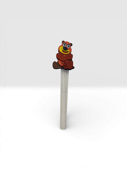Ferma Libro legno figure Animali