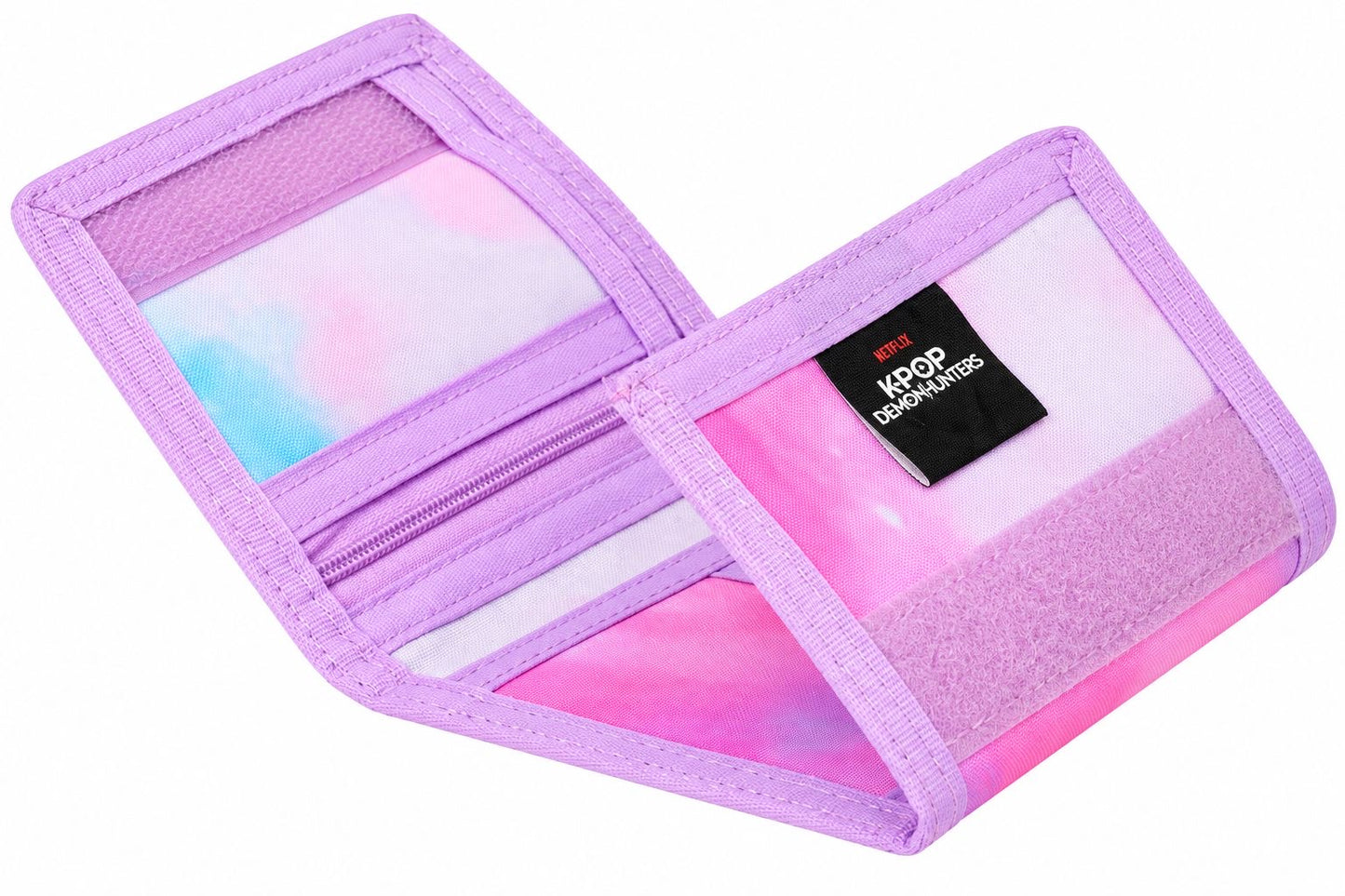 K-Pop Demon Hunters – HUNTR/X Portafoglio con Testata, 12,5 × 9,5 cm