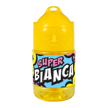 🦸♂️ Borraccia con Cannuccia Personalizzata Super Eroe 300 ml