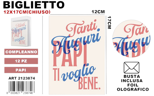 Biglietti Papa