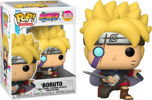 BORUTO: NARUTO NEXT GENERATIONS - POP FUNKO VINYL FIGURE 1035 BORUTO W/ MARKS 9CM