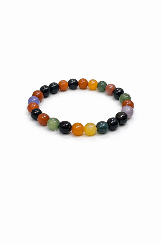 Bracciale Pietre Naturali 6 mm – Eleganza Minimal e Stile Autentico