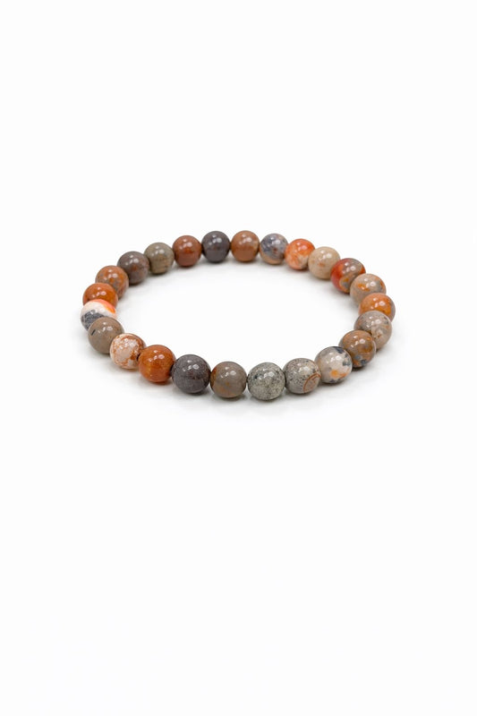 Bracciale Pietre Naturali 6 mm – Eleganza Minimal e Stile Autentico