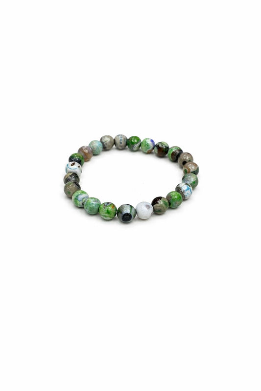 Bracciale Pietre Naturali 6 mm – Eleganza Minimal e Stile Autentico