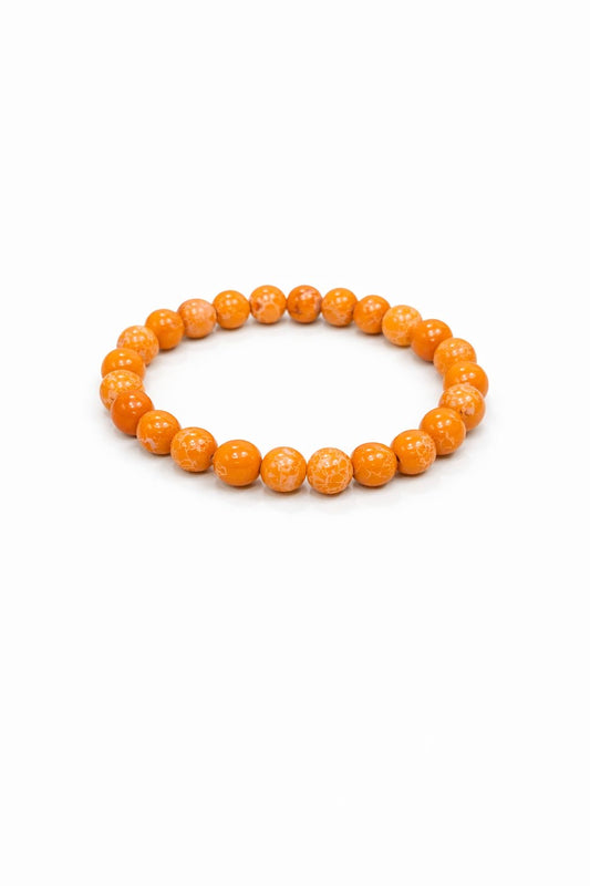Bracciale Pietre Naturali 6 mm – Eleganza Minimal e Stile Autentico