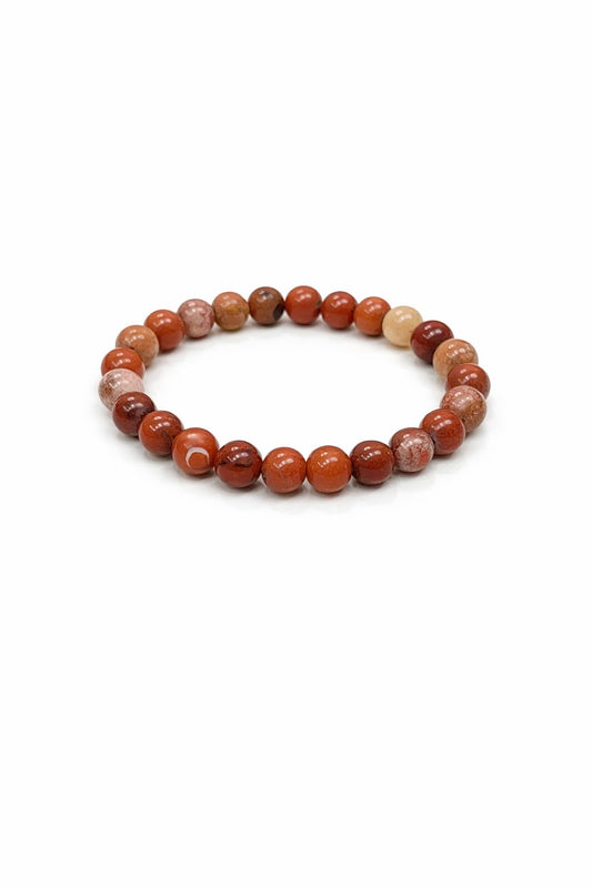Bracciale Pietre Naturali 6 mm – Eleganza Minimal e Stile Autentico