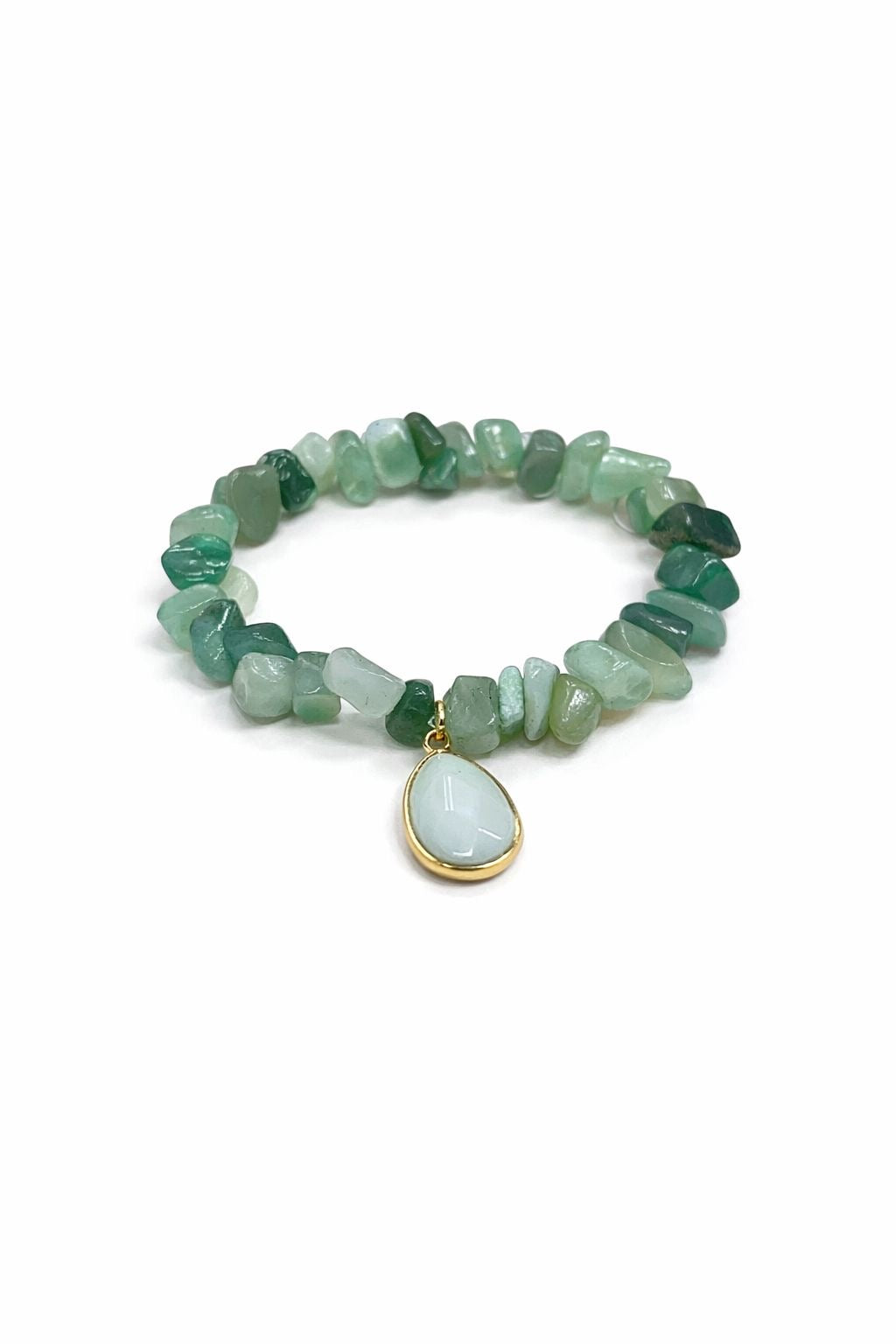 Bracciale con Ciondolo Pietre Naturali  – Eleganza Minimal e Stile Autentico