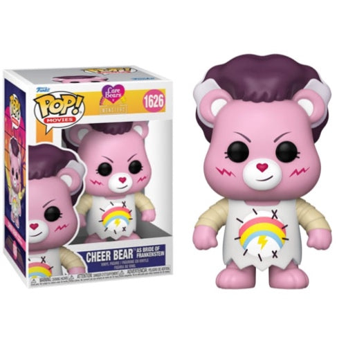 CARE BEARS X UNIVERSAL MONSTER - POP FUNKO VINYL FIGURE 1626 CHEER BEAR AS BRIDE OF FRANKENSTEIN 9CM