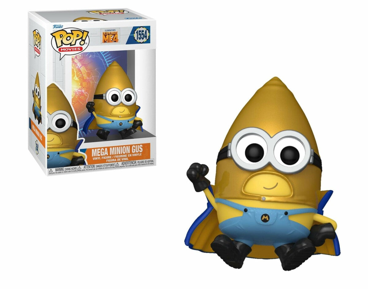 CATTIVISSIMO ME 4 - POP FUNKO VINYL FIGURE 1554 MEGA MINION GUS 9CM